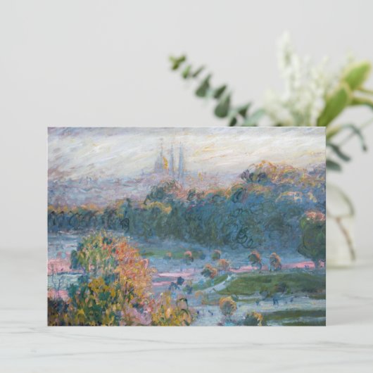 Claude Monet - Blick auf die Tuilerien, Studie Einladung (Stehend Vorderseite)