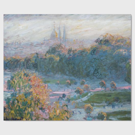 Claude Monet - Blick auf die Tuilerien, Studie Geschenkpapier (Flach)
