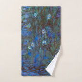 Claude Monet - Blue Water Lilies Badhandtuch Set (Handtuch)