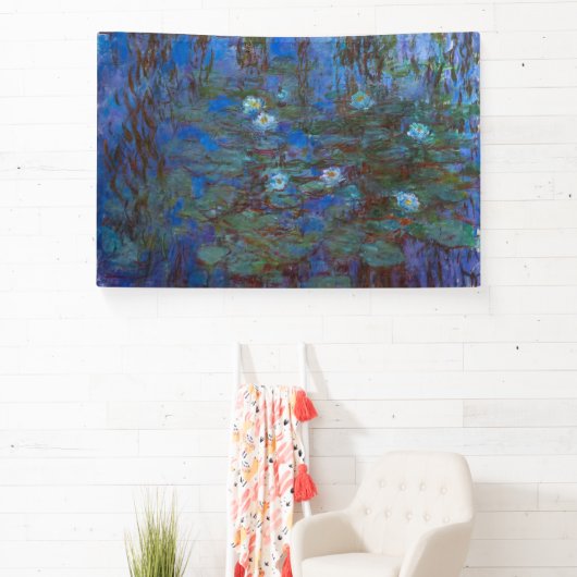 Claude Monet - Blue Water Lilies Banner (InSitu)