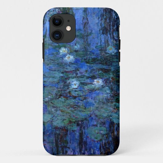 Claude Monet Blue Water Lilies Case-Mate iPhone Hülle (Rückseite)
