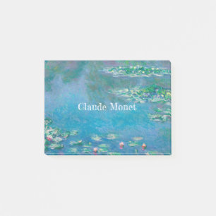 Claude Monet Blue Water Lilies Classic Post-it Klebezettel