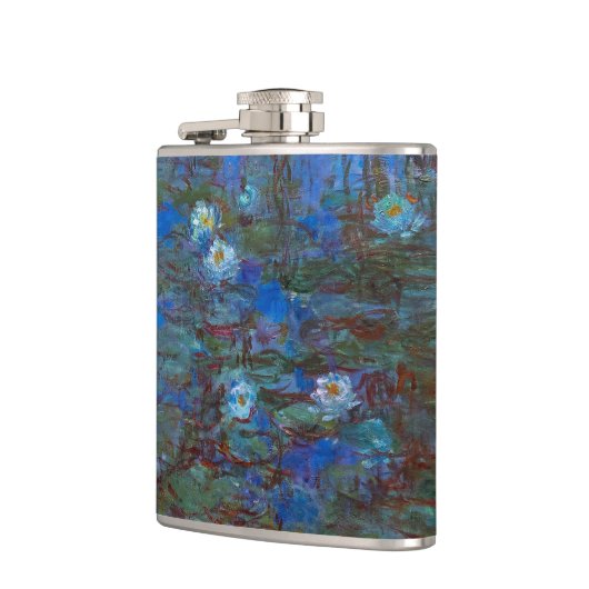 Claude Monet - Blue Water Lilies Flachmann (Links)