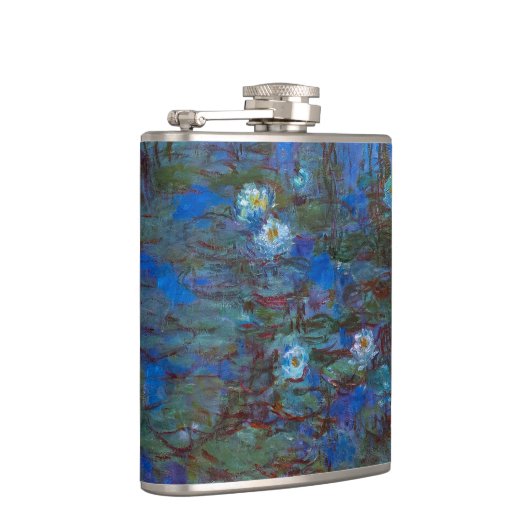 Claude Monet - Blue Water Lilies Flachmann (Rechts)