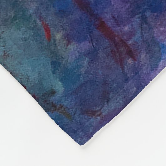 Claude Monet - Blue Water Lilies Fleecedecke (Ecke)