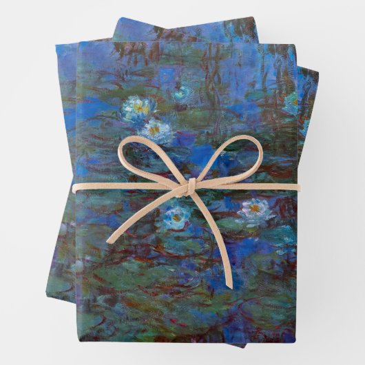 Claude Monet - Blue Water Lilies Geschenkpapier Set (Beispiel)