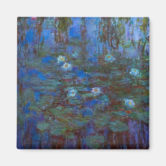 Claude Monet - Blue Water Lilies Magnet (Vorne)