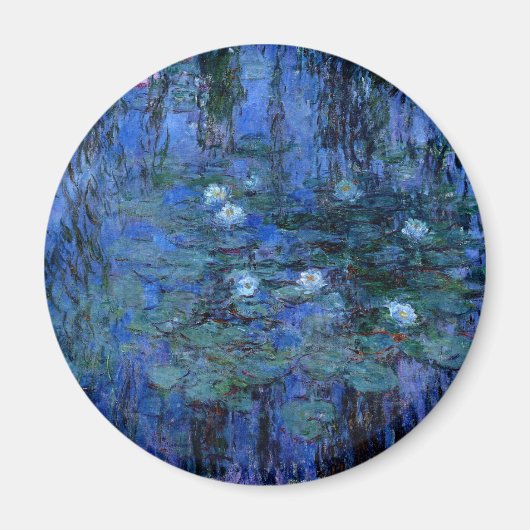 Claude Monet Blue Water Lilies Magnet (Vorne)