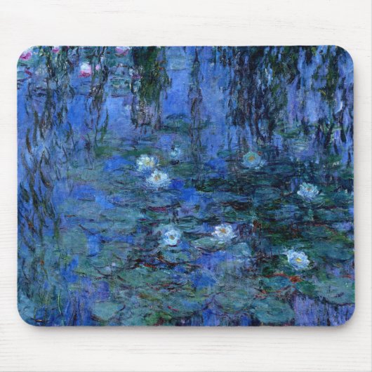 Claude Monet Blue Water Lilies Mousepad (Vorne)