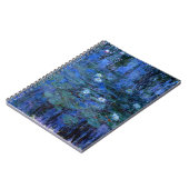 Claude Monet Blue Water Lilies Notizblock (Linke Seite)