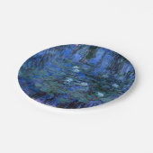 Claude Monet Blue Water Lilies Pappteller (Schrägansicht)