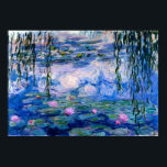 Claude Monet - Blue Water Lilies Poster<br><div class="desc">Datum: 1916 | Blue Water Lilies (Nymphéas) von Claude Monet.</div>