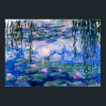 Claude Monet - Blue Water Lilies Poster<br><div class="desc">Datum: 1916 | Blue Water Lilies (Nymphéas) von Claude Monet.</div>