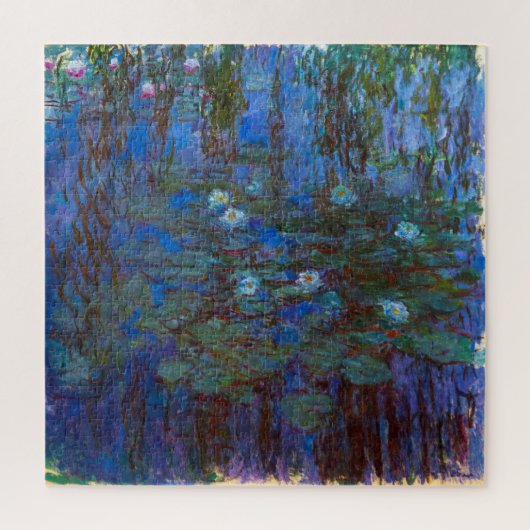 Claude Monet - Blue Water Lilies Puzzle (Vertikal)