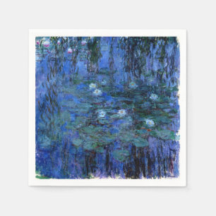 Claude Monet Blue Water Lilies Serviette