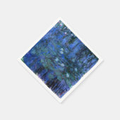 Claude Monet Blue Water Lilies Serviette (Ecke)