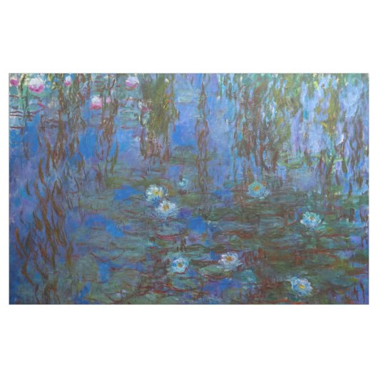 Claude Monet - Blue Water Lilies Stoff (Yard (91,4 cm))