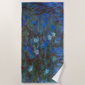 Claude Monet - Blue Water Lilies Strandtuch (Vorderseite)