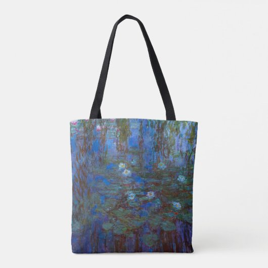 Claude Monet - Blue Water Lilies Tasche (Rückseite)