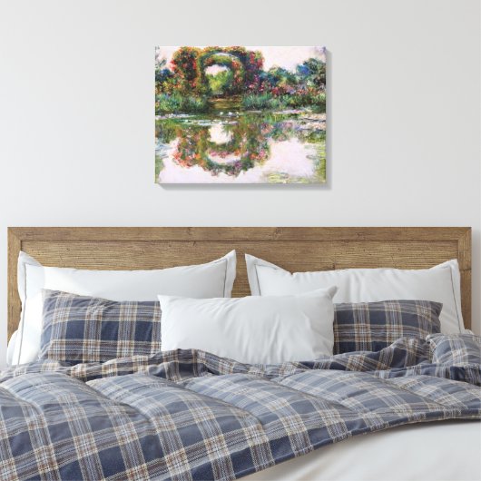 Claude Monet - Blühende Bögen, Giverny Leinwanddruck (Insitu (Schlafzimmer))