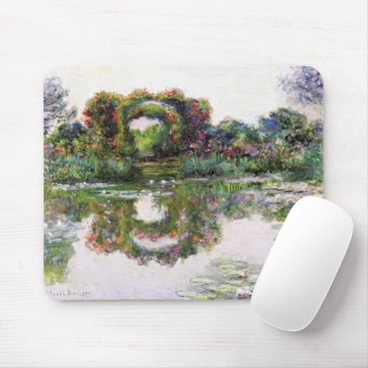 Claude Monet , blühende Bögen , Giverny Mousepad (Mit Mouse)