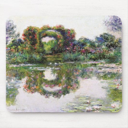 Claude Monet , blühende Bögen , Giverny Mousepad (Vorne)