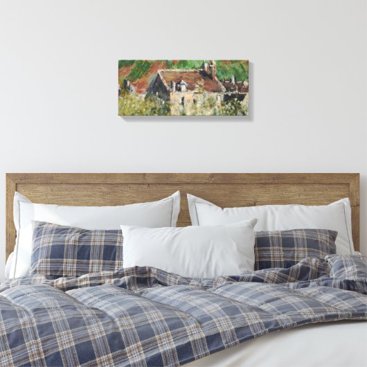 Claude Monet - Blühende Pflaumenbäume Leinwanddruck (Insitu (Schlafzimmer))