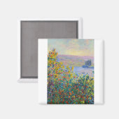 Claude Monet Blume Beds bei Vetheuil Magnet (Vorderseite/Rückseite)