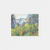 Claude Monet Blume in Vetheuil Post-it Klebezettel (Vorderseite)