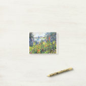 Claude Monet Blume in Vetheuil Post-it Klebezettel (Auf Schreibtisch)