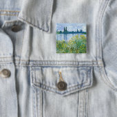Claude Monet - Blume über die Banken Button (Beispiel)
