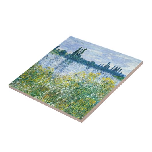 Claude Monet - Blume über die Banken Fliese (Seite)