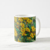 Claude Monet - Blume zu Jerusalem Artichoke Kaffeetasse (VorderseiteRechts)
