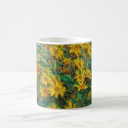 Claude Monet - Blume zu Jerusalem Artichoke Kaffeetasse (Mittel)
