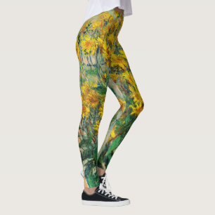 Claude Monet - Blume zu Jerusalem Artichoke Leggings
