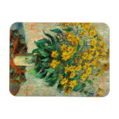 Claude Monet - Blume zu Jerusalem Artichoke Magnet (Horizontal)