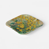Claude Monet - Blume zu Jerusalem Artichoke Pappteller (Gewinkelt)