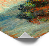 Claude Monet - Blume zu Jerusalem Artichoke Poster (Ecke)