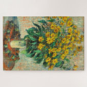 Claude Monet - Blume zu Jerusalem Artichoke Puzzle (Horizontal)