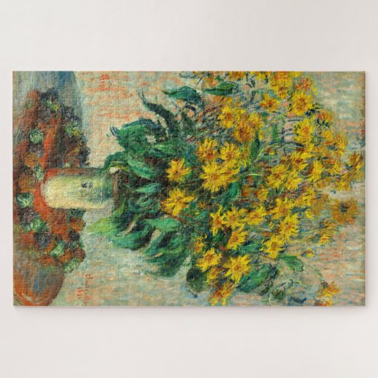 Claude Monet - Blume zu Jerusalem Artichoke Puzzle (Horizontal)
