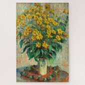Claude Monet - Blume zu Jerusalem Artichoke Puzzle (Vertikal)