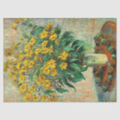 Claude Monet - Blume zu Jerusalem Artichoke Seidenpapier (Vorderseite)