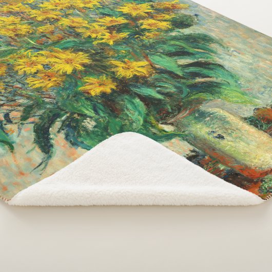 Claude Monet - Blume zu Jerusalem Artichoke Sherpadecke (3/4)