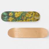Claude Monet - Blume zu Jerusalem Artichoke Skateboard (Horizontal)