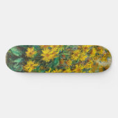 Claude Monet - Blume zu Jerusalem Artichoke Skateboard (Horizontal)