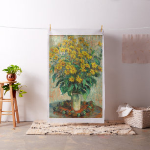 Claude Monet - Blume zu Jerusalem Artichoke Stoff