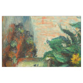 Claude Monet - Blume zu Jerusalem Artichoke Stoff (Fat Quarter (45,7 x 55,9 cm))