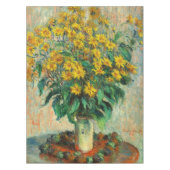 Claude Monet - Blume zu Jerusalem Artichoke Tischdecke (Vorderseite)