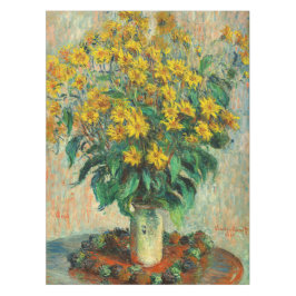 Claude Monet - Blume zu Jerusalem Artichoke Tischdecke