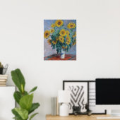 Claude Monet - BlumenBouquet, Poster (Heimbüro)